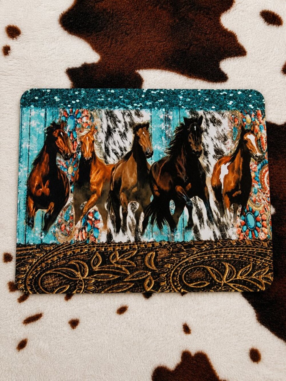 Horses Western Computer Mouse Pad Smooth Surface Non Slip Desk Accessory